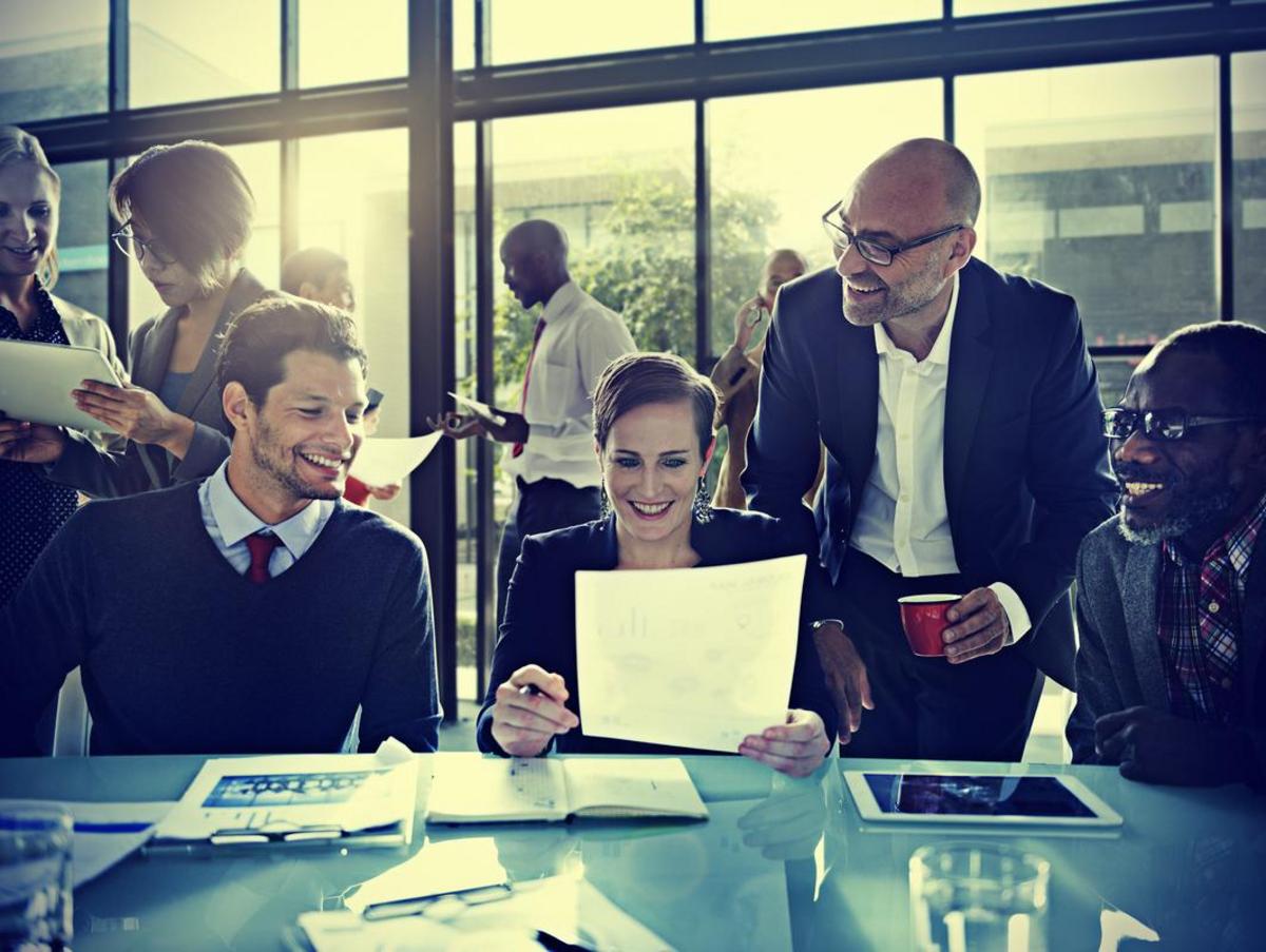 Smiling Business People